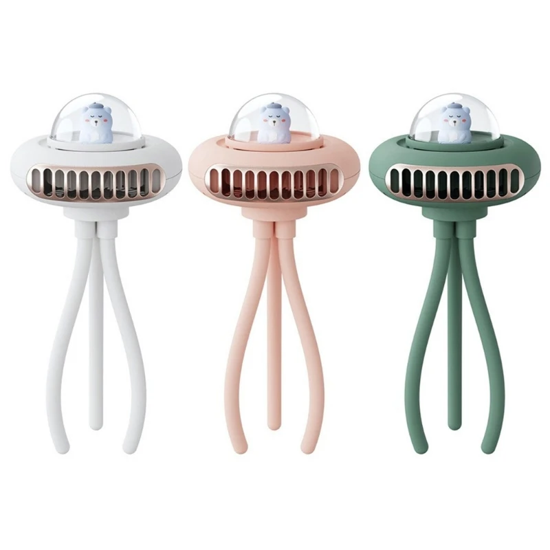 

Modern Small Fan with Flexible Tripod Desk Cooling Fan for Stroller Car