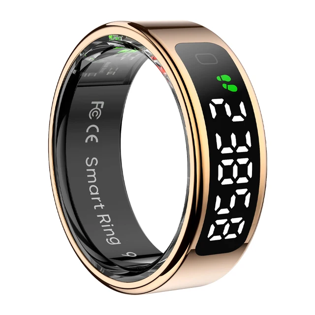2025 COLMI R12 Smart Ring with Display Screen and Touch, Wireless Charging, Health Manager, 5 ATM Waterproof For Men Women 7