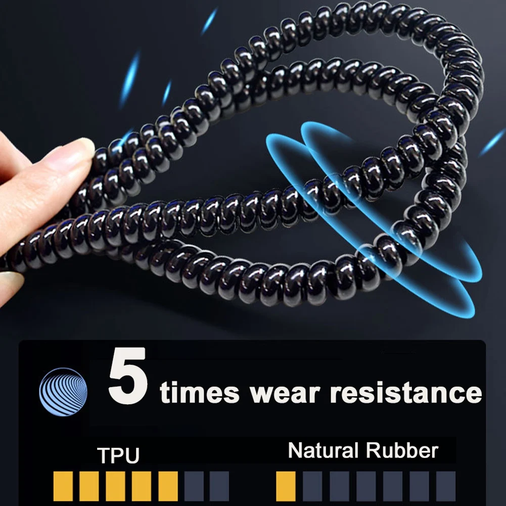 1M E-Bike Cable Pipe Protection Spiral Wrap Winding Cable Wire Protector Cover Tube for Scooter Motorcycle 6Pcs wire pipe