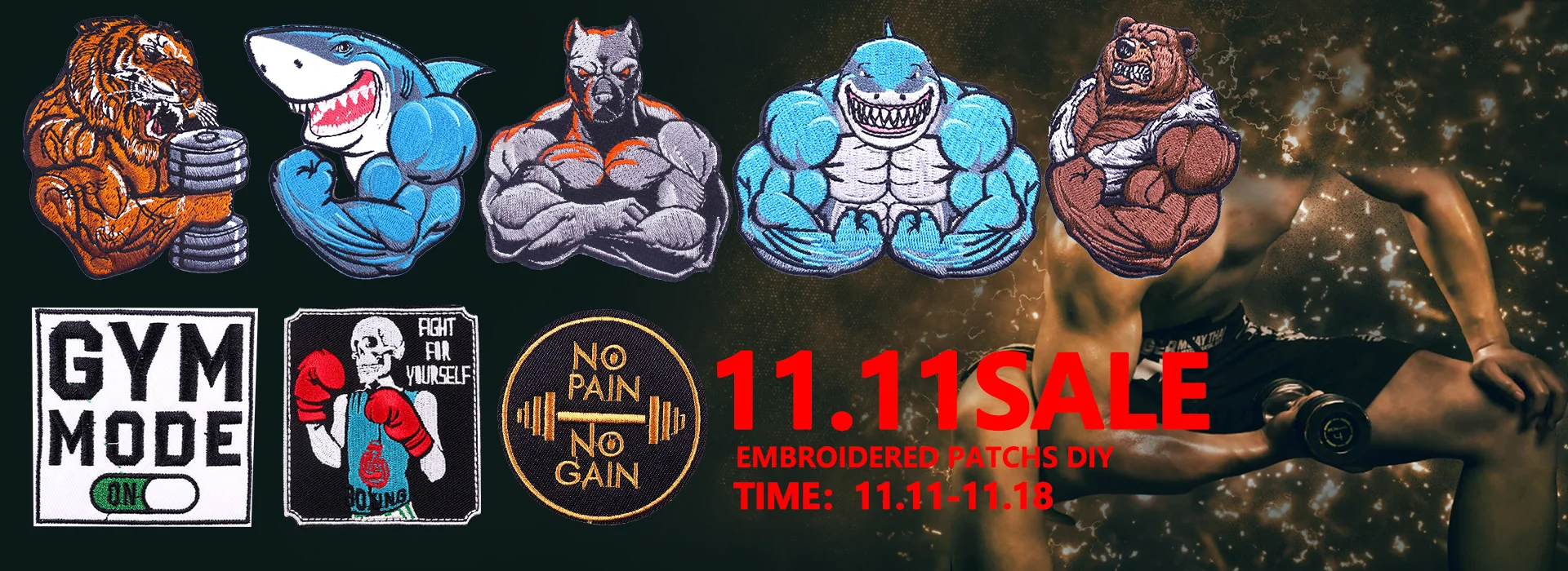 Description Picture 3 of item2024 New Patch Cartoon/Letter Embroidery Patch Iron On Patches For Clothing thermoadhesive Patches For Clothes Jackets Sew DIY