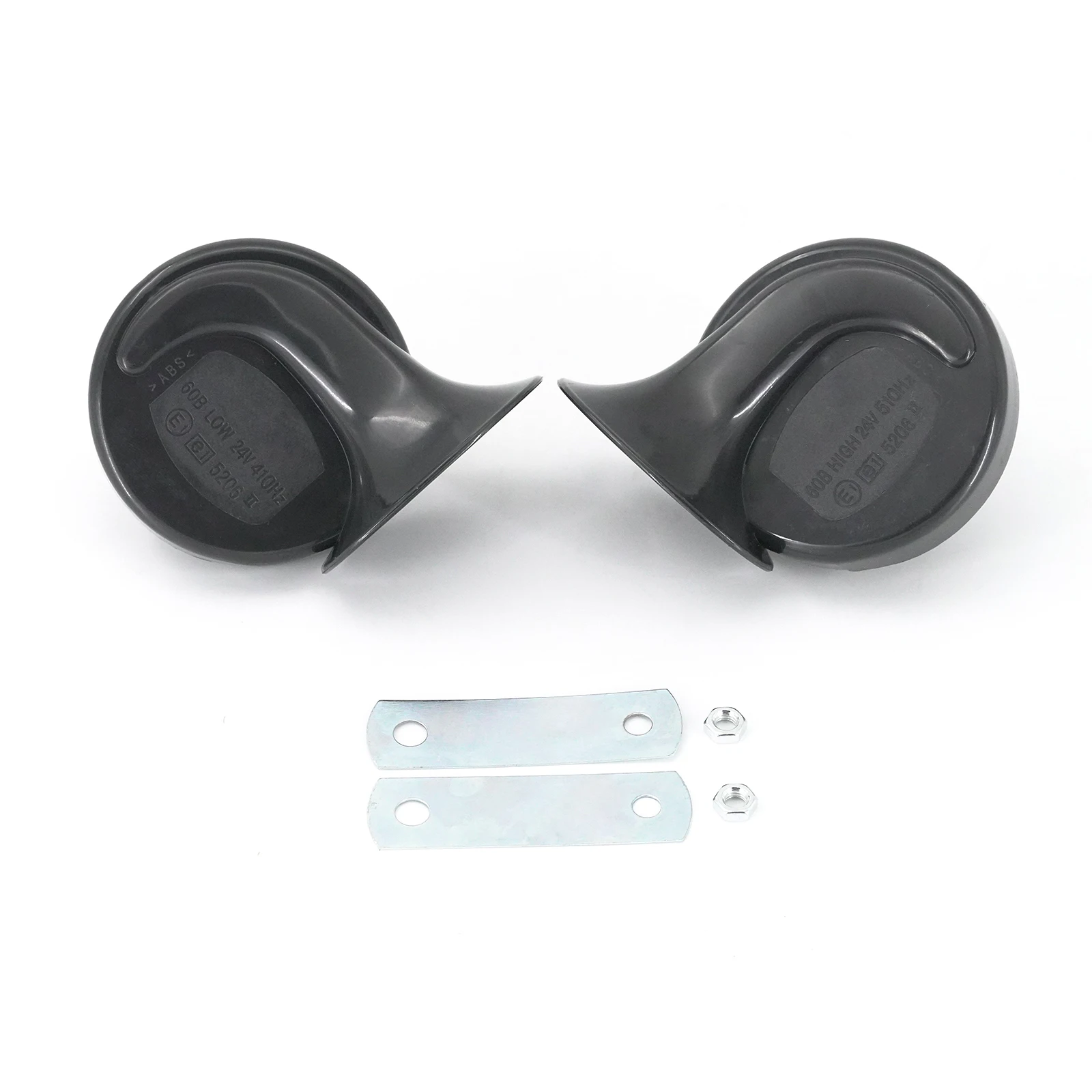 8 Tones Musical Horn 24V Electric Snail Horn for Vehicles/Motorcycles with 8 sound Control Box
