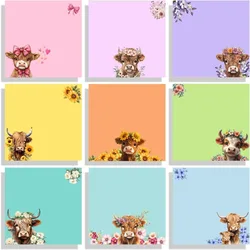 Colorful Sticky Notes Set - Super Adhesive Memo Pads for Students and Teachers (9 books)
