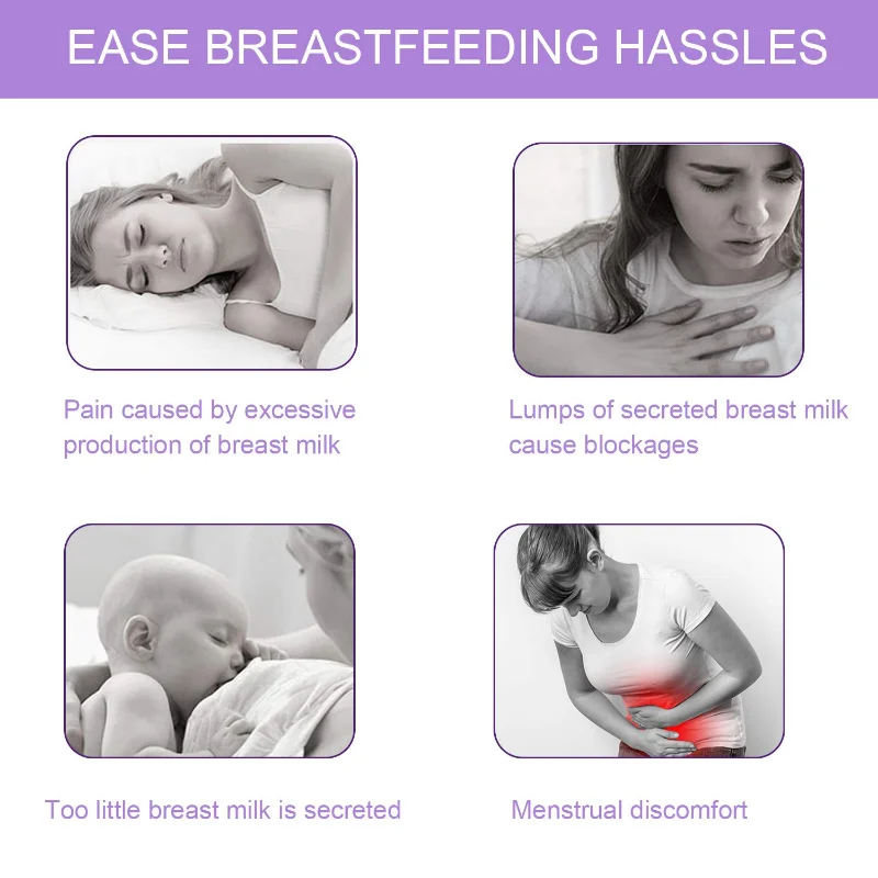 Breast Therapy Pads Hot Cold Breastfeeding Gel Pads Postpartum Recovery Nursing Pain Relief