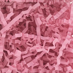 Radiant Rose Gold Metallic Glitter Raffia for Gift Box Filler and Craft Decor (Z13 Pink)