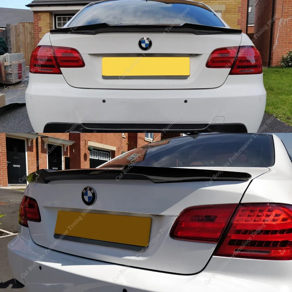

For Bmw E92 M4 Style Rear Spoiler 3 Series 320i 320d 325i 330Xi 330Xd 335Xi M3 Coupe Bodykit CS Rear Trunk Tail Wing 2005-2013