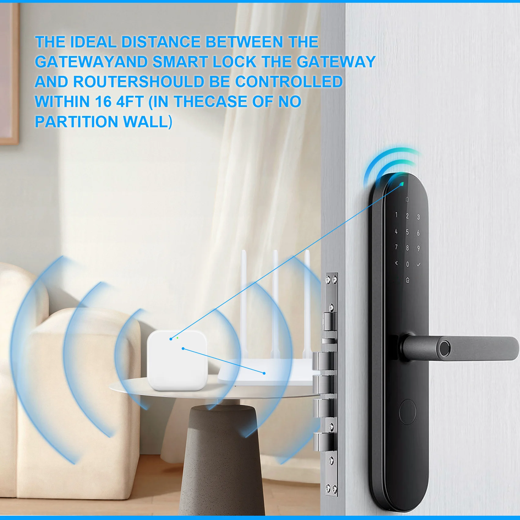 G2 Gateway for TT Lock APP Bluetooth Smart Electronic Door Lock Wifi Adapter