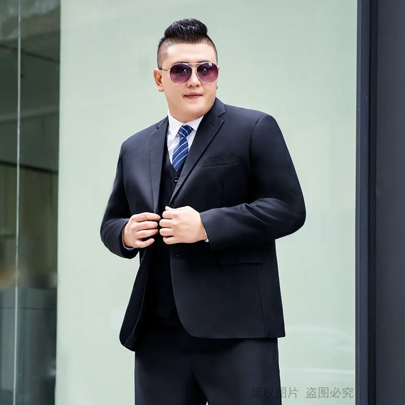 Fashion Coat Pant Design For Fat Man 9xl Jacket Vest Pants Pieces