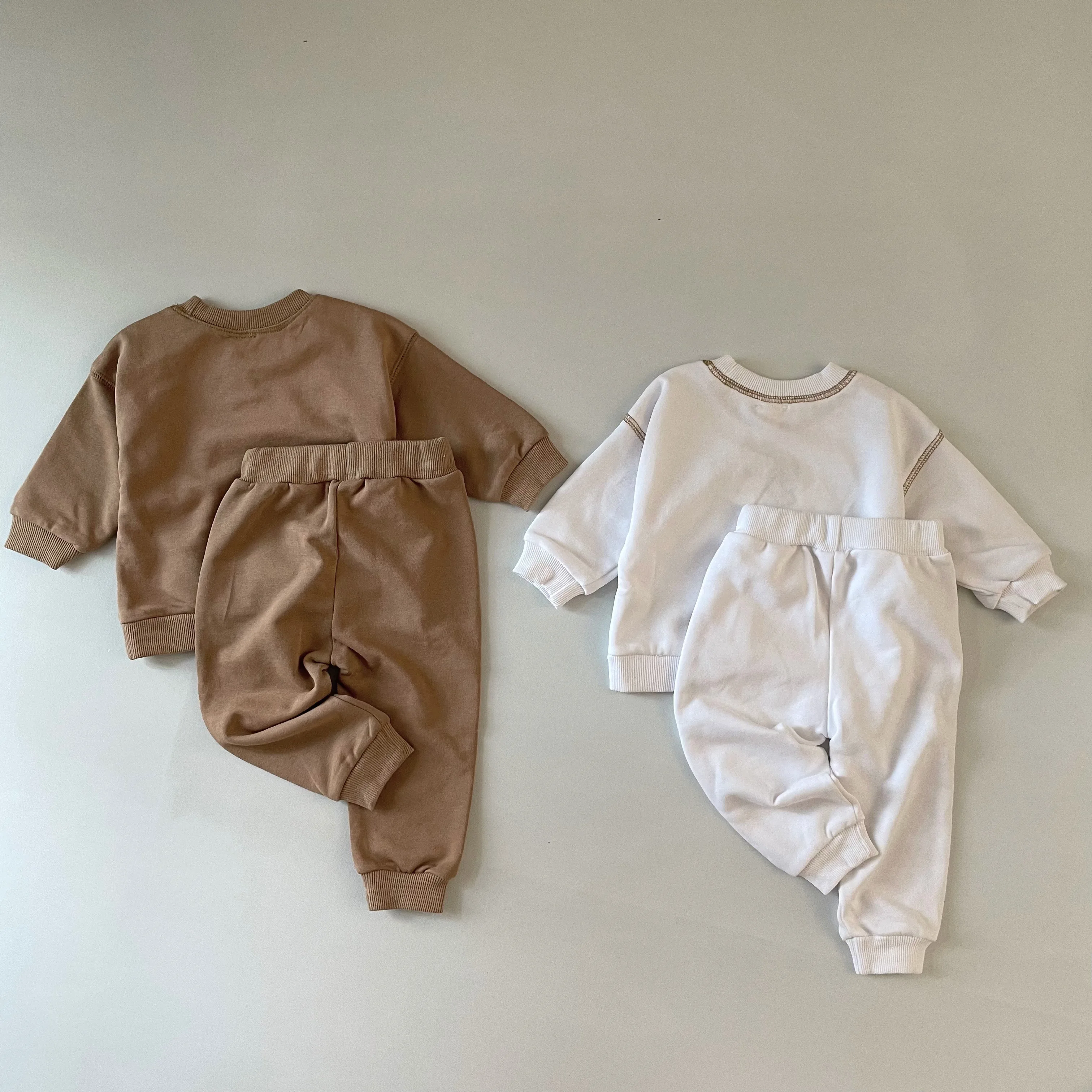 Spring Toddler Baby Clothing Sets for Infant Boys Clothes Set Embroidered Little Bear Top+Pants 2Pcs Outfit Kids Costume Outfit baby boy outfits baby outfits