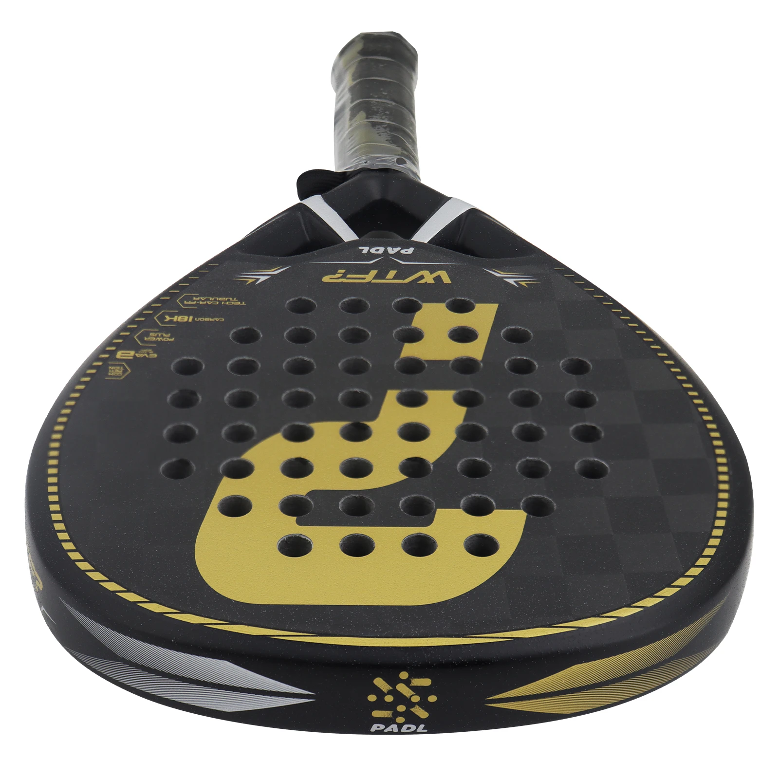 Professional Padel Rackets 18k Carbon fiber with EVA Memory Flex Foam Core Raqueta Outdoor Sports Ball Racket Lightweight
