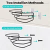 2Pcs Wall Hat Rack Baseball Hat Rack For Wall, Door And Closet, Metal Hat Organizers For Baseball Caps, Ball Cap Holder 1