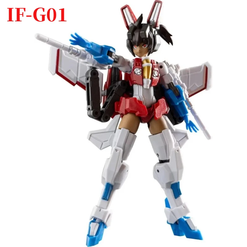 Trasformazione Iron Factory If G-01 Ifg01 Starwing Starscream Mobile Suit Girl Action Figure