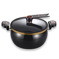 Micro-ocuiseur 1 pièce, émail mieux utilisé, nouvelle marmite à ragoût est une marmite qui cuise des aliments plus rapides, autocuiseur sûr, marmite à soupe 1