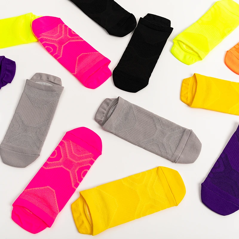 Chaussettes de sport en coton pour hommes, 5 paires/lot, haute qualité, cheville, respirantes, douces et confortables, courtes, à la mode, quatre saisons, 4 Styles_voghion.com