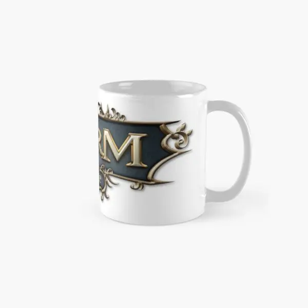 

Wurm Online Blue Logo Classic Mug Gifts Design Cup Tea Simple Coffee Drinkware Image Photo Printed Picture Handle Round