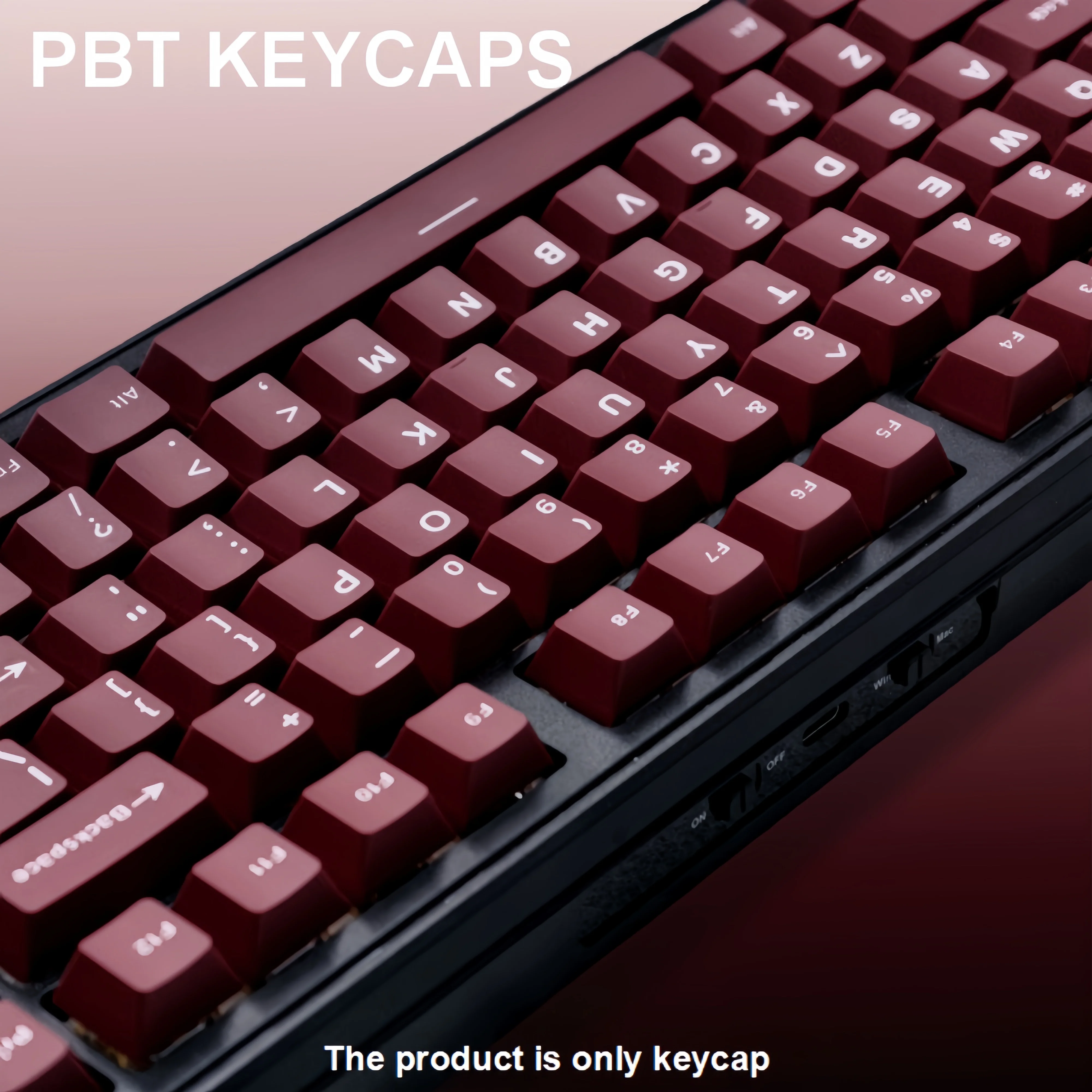 11 Colors PBT Keycaps 126 Keys Cherry Profile Double-shot Legends Keycap Set for Mx Cherry Switch Mechanical Keyboard DIY Kit 15 S127e640bdef14e8f98233a36e197e1a5C