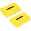 Z50 Lightweight Leaf scoops, Hand Rakes, Hand Held Claws Rubbish Pick up Portable 1 Pair for Garden Cleaning Yard Grass 6