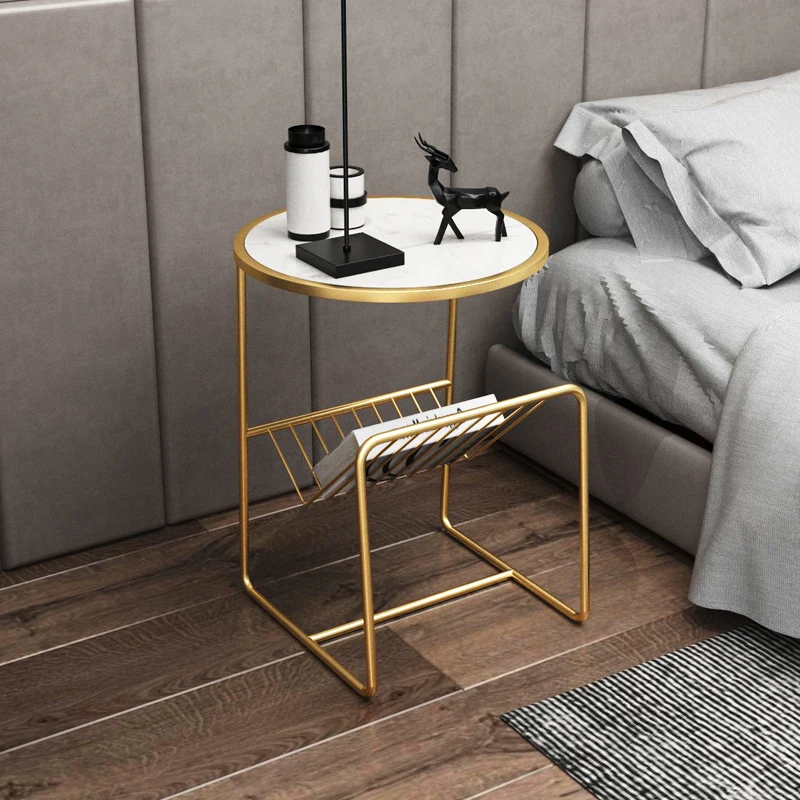 Cuffie Golden White Mark Comodini Cassetto Rotondo Borsa Coffee Dresser Comodini Console Gaming Comodini Furniture Sy50Bc