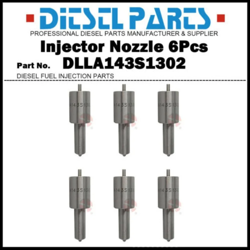 

Форсунка топливного инжектора DLLA143S1302 0433271616 99434328, 6 шт., подходит для IVECO NEW HOLLAND