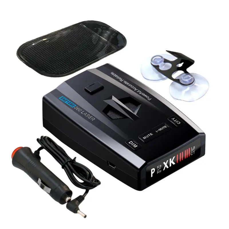 

RAD1000 Car Radar Detector 360 Detection Speed Monitor 360 Degree Detection Speed Alarm Warning System Auto Accessories