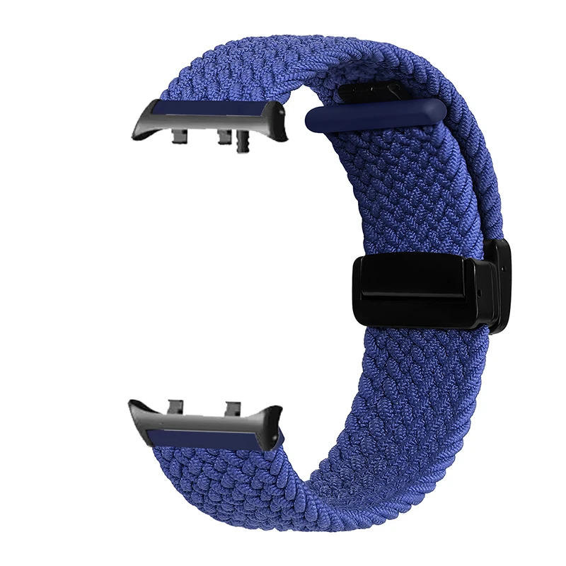 Braided Nylon Magnetic Watchband Bracelet - Breathable & Replaceable Strap