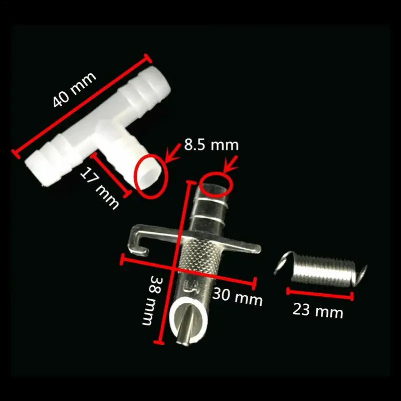 Bevitoio Automatico A Capezzolo Per Conigli E Roditori | 10 Pezzi In Rame+Acciaio | Adatto A Tubo 8 Mm | Sistema Di Abbeveraggio Per Gabbie