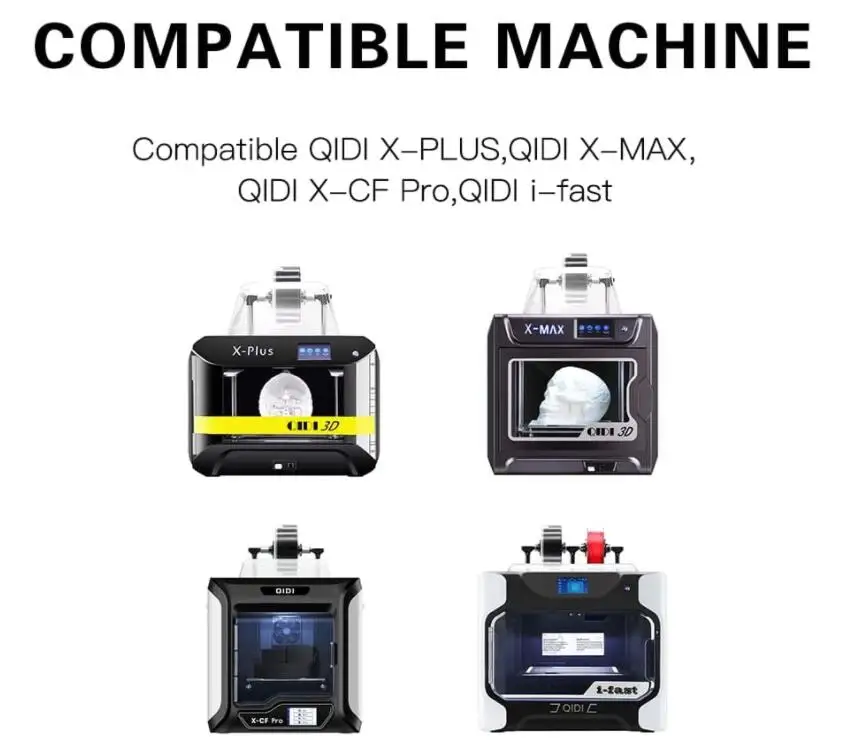 新品QIDI TECH PA12-CF 3Dプリンターフィラメント 4個セット QIDI Carbon Fiber Filament PA12-CF | Optimal Strength for 3D
