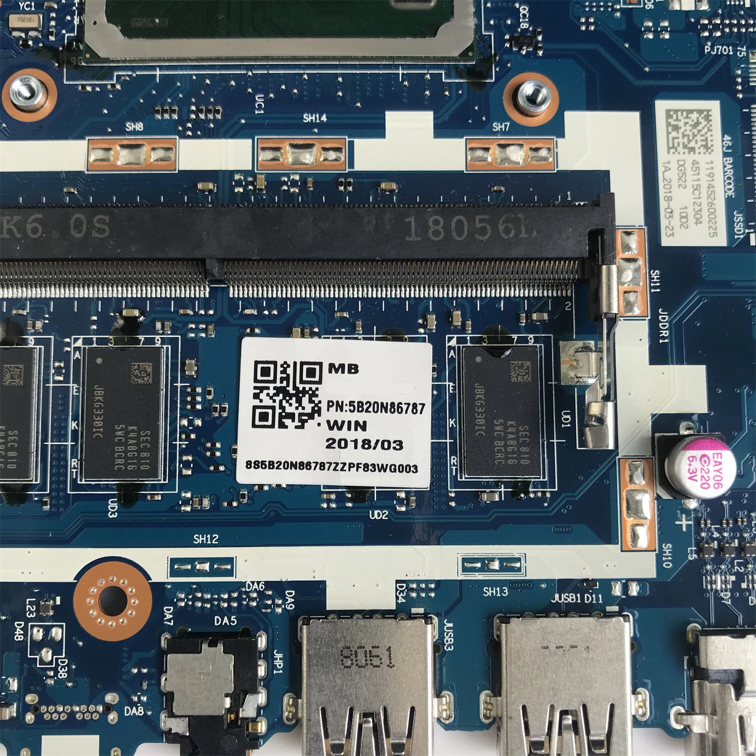 【ジャンク品】Lenovo ideapad 320S 5B20N86787 For Lenovo Ideapad 320-15ISK 320-17ISK Laptop