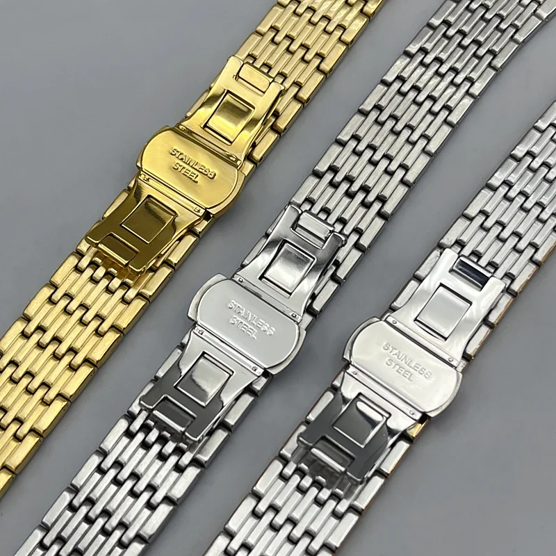 Premium Stainless Steel Watch Bracelet - Silver, Gold, or Rose Gold