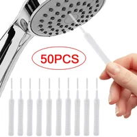 50/10pc Mini Shower Cleaning Brush Shower Head Anti-clogging Nylon Brush Computer Keyboard Cleaner Phone Hole Dust Cleaning Tool 1