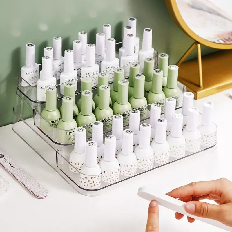 

Acrylic Stand Tier Rack Desktop Organizer Seasoning Display Doll Shelf 3 Kitchen Storage Cosmetic Perfume