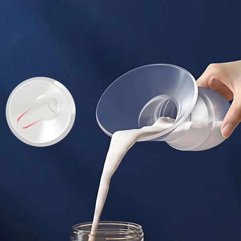 Portable Silicone Manual Breast Pump Breastmilk Storer Breastfeeding suction bottle 3