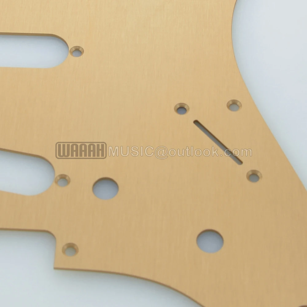 Electric Guitar SSS ST Pickguard 8 holes 57's Aluminum Alloy for STcaster Guitar