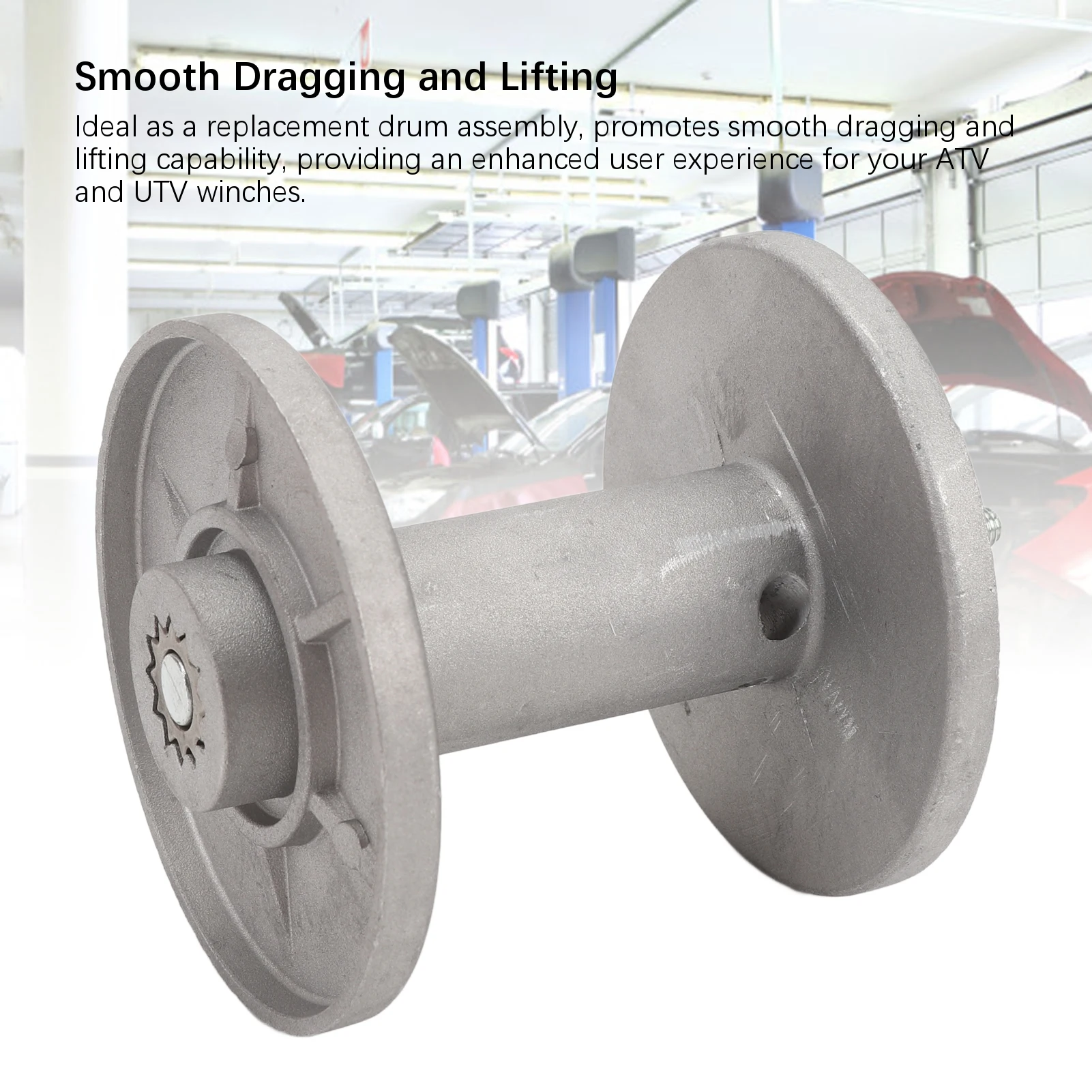 Replacement Drum Assembly Winch Metal Assembly Dragging Lifting For 2000‑4000 Lbs ATV UTV