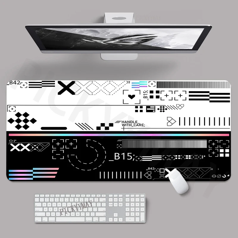 Coleção de Impressão Mouse Pad Gamer Mousepad Grande Gaming Mousepad Tapete de Teclado Grande Desk Pad para Computador e Laptop Xxl - Imagem 3
