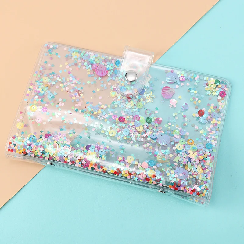 1Pc Colorful Transparent Plastic Clip File Folder A5/A6 Notebook Binder Planner Agenda Notepad Cover Case School Office Supplies