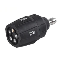 5 In 1 High Pressure Washing Nozzle 1/4 Quick Connector Rotating 0 15 25 40 65 Cleaning Washer 2