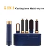 2024 New 5 in 1 Hair Dryer Kit Air Hot Comb Set Professional Curling Iron Hair Straightener Styling For Dyson Airwrap 1