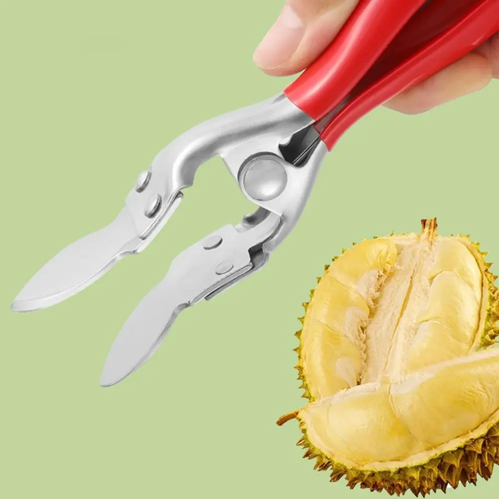 Durian Opener Clip Pliers Durian Peel Breaking Tool for Restaurant Household Cooking Stainless Steel