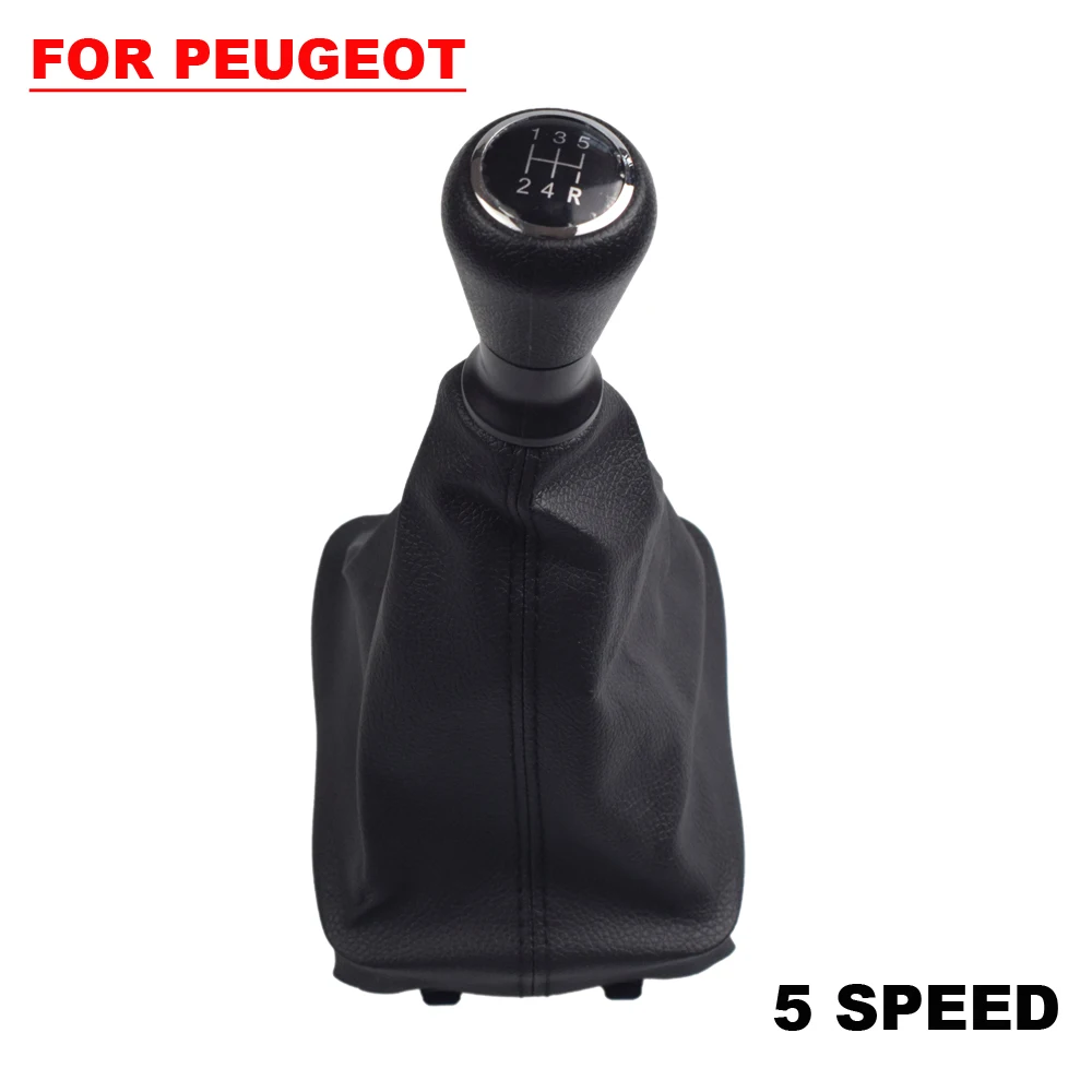 UPGENT Pommeau Levier Vitesse Pour Peugeot 206 406 5 Vitesses