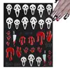 Halloween Nail Stickers 5D Skeleton Ghost Pattern Nail Decals Self-Adhesive Creepy Cosplay DIY Nail Art Decorations For Women 3