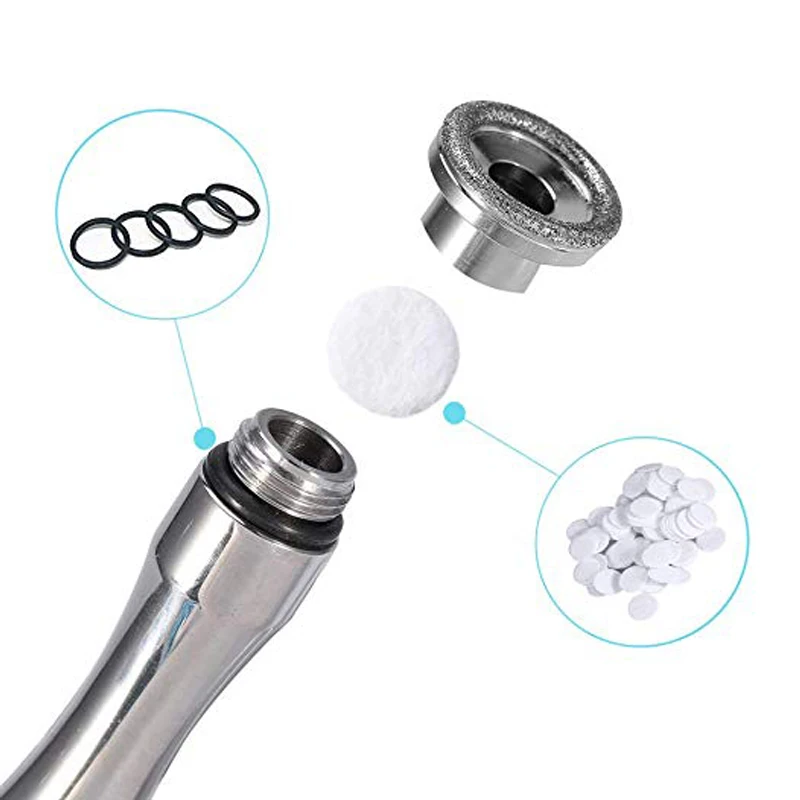 200PCS Microdermabrasion Cotton Filter Replacement Peeling Parts For Face Care & Blackhead Removal Beauty Machine 11mm and 18mm 5