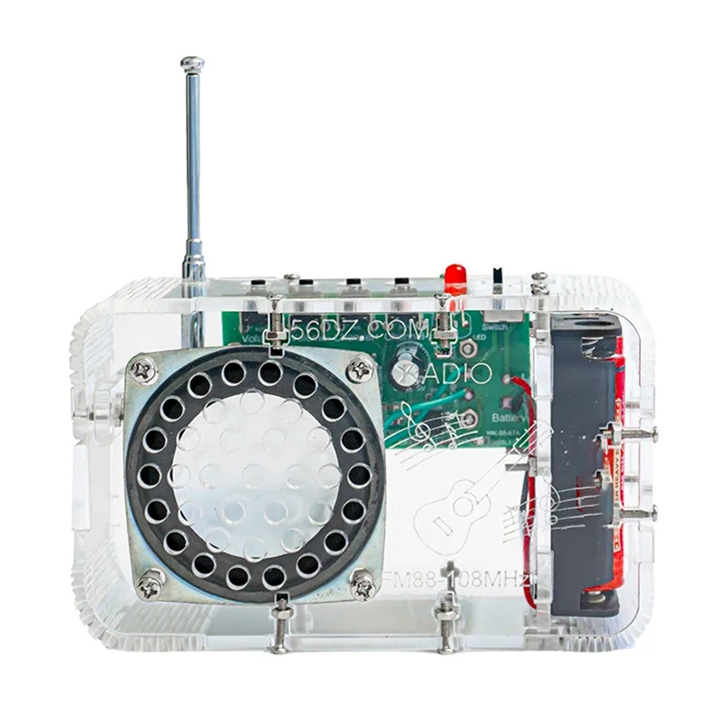 ���ο� RDA5807 FM ���� ���� ŰƮ FM ���� ��ǰ ���� DIY ���� ���� ȸ�� ���� ��ǰ