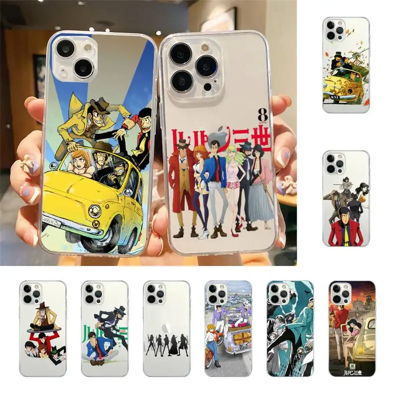 Custodia Per Telefono L-Lupin Iii C-Comics Per Iphone 7 8 Plus X Xr Xs 11 12 13 Iphone15 Custodia Promax Per Iphone 14 Promax