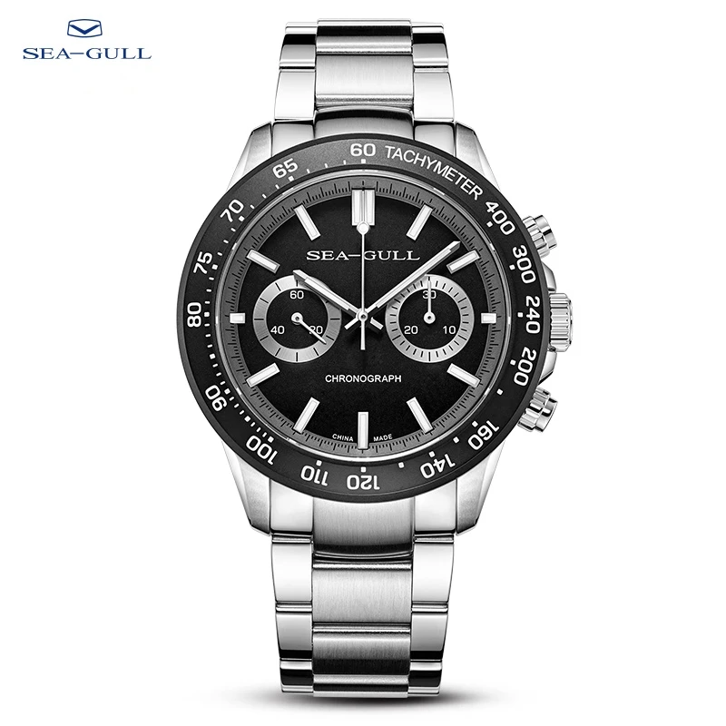 2023 Seagull Men's Watch Sports Chronograph Manual Mechanical Wristwatch Sapphire Business Waterproof Montre Homme Reloj 6088