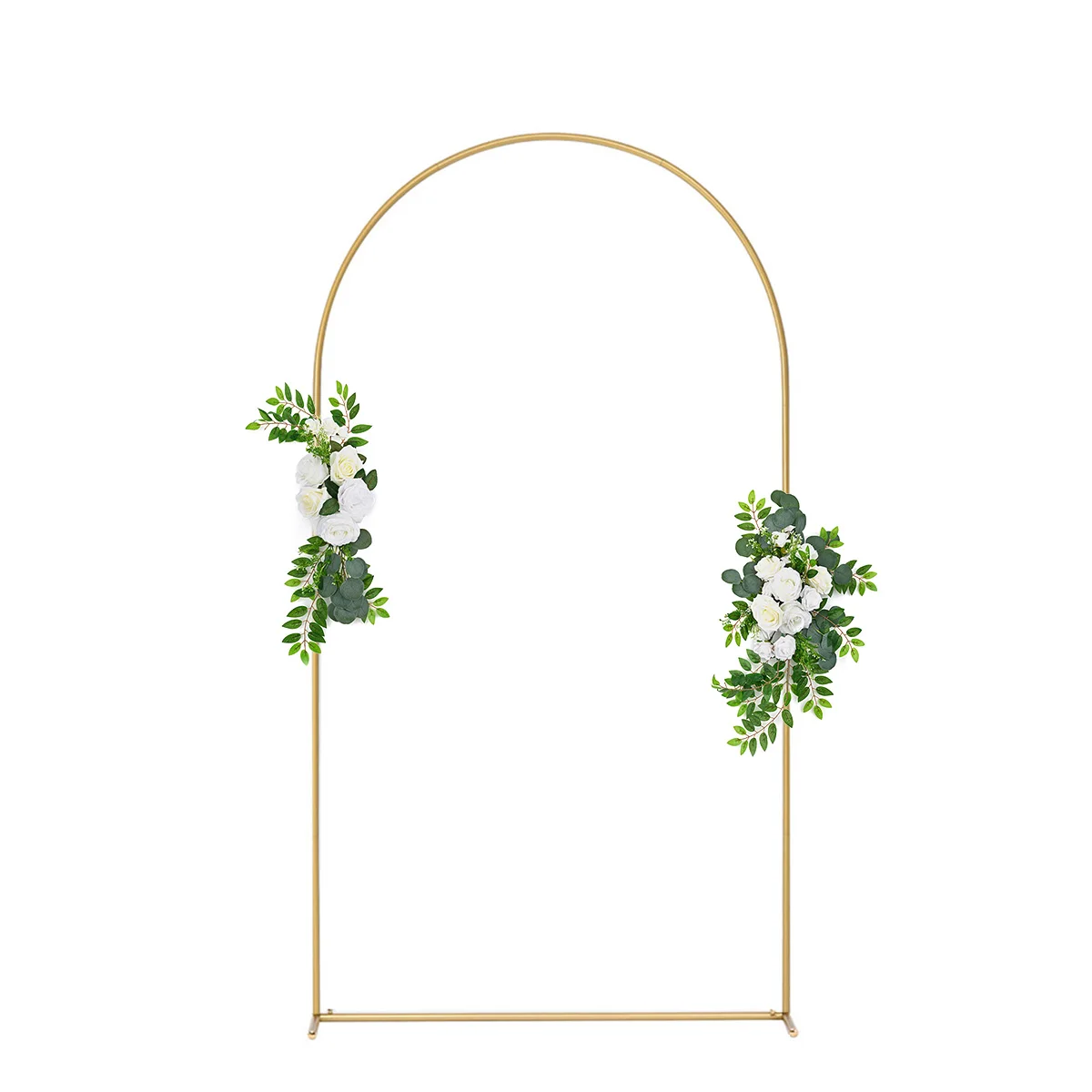 Wedding Arch Backdrop Stand 6.56FT Metal Arch Stand for Birthday Party Wedding Ceremony