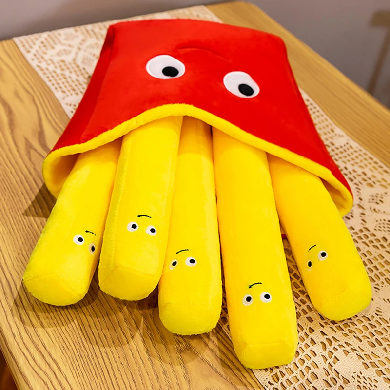 Plush Toys Food Plush Pillow Stuffed Pizza Hamburger French Fries etc