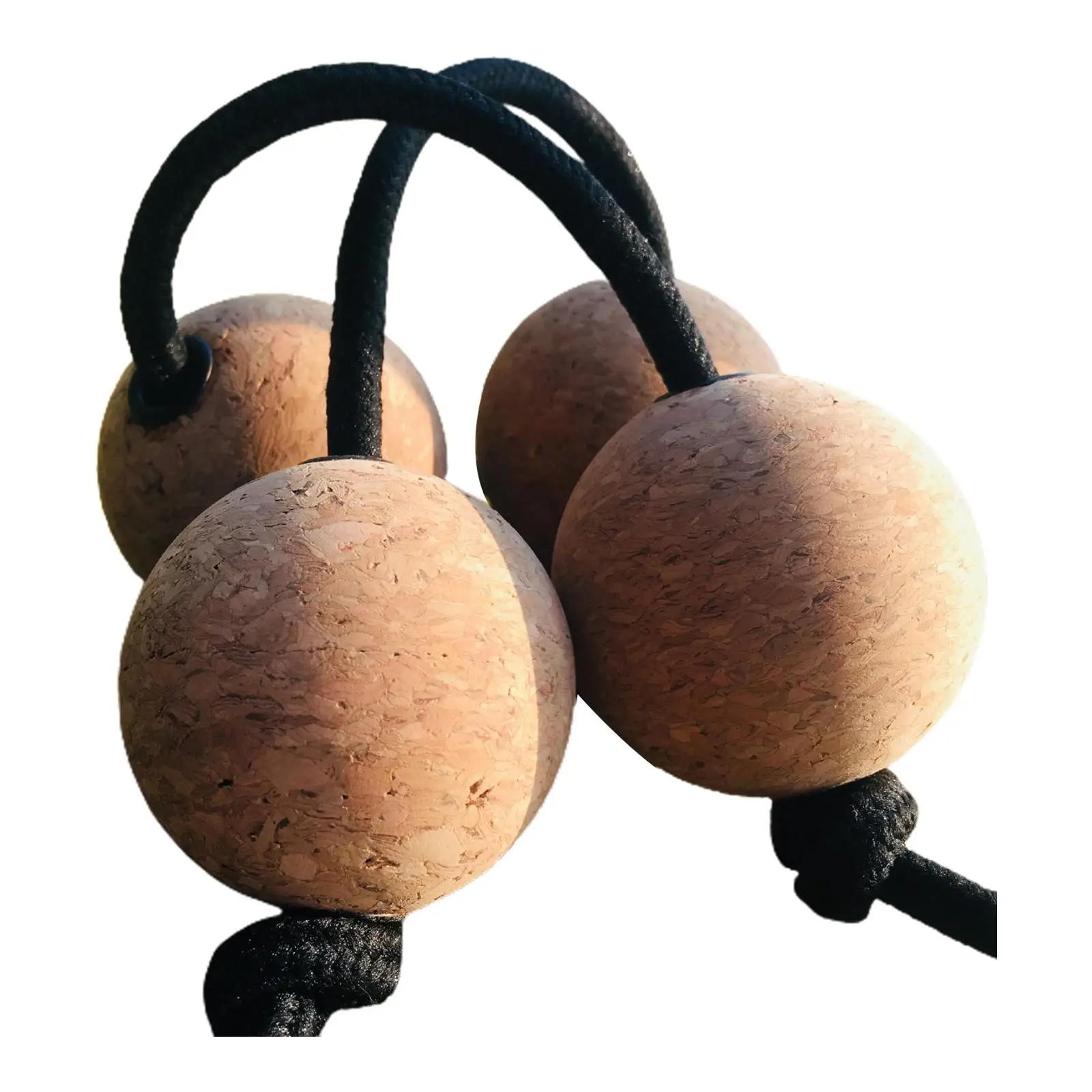 2 Pairs Hand Shaker Sand Balls African Shaker Rattle Drum Ball for Toddlers