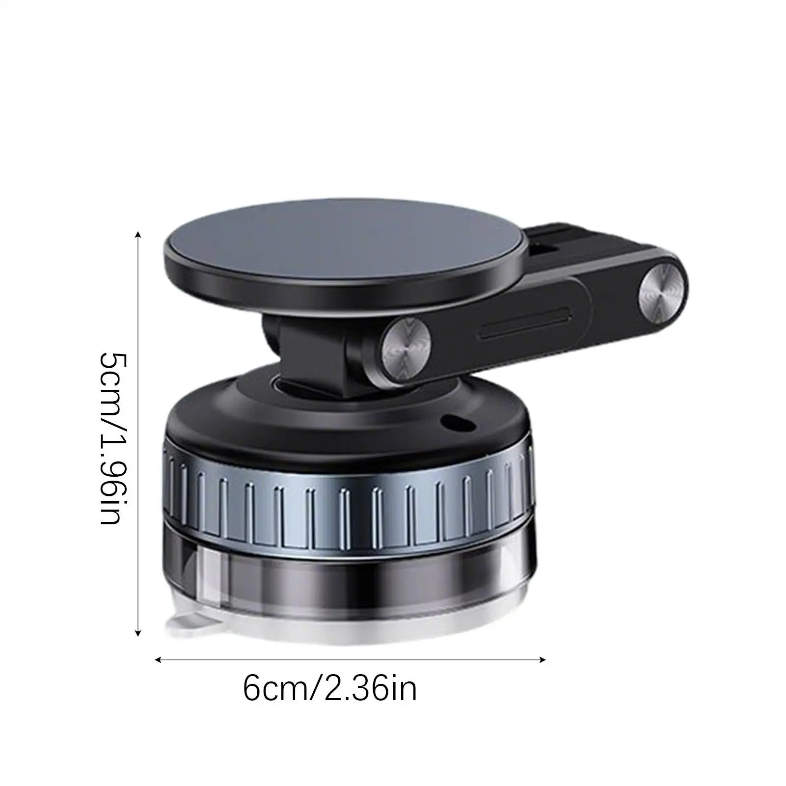 Magnetic Car Phone Holder 360 Degree Rotatable Smartphone Cradle Folding Suction Cup Phone Mount For Driving Road Trip Truck RV