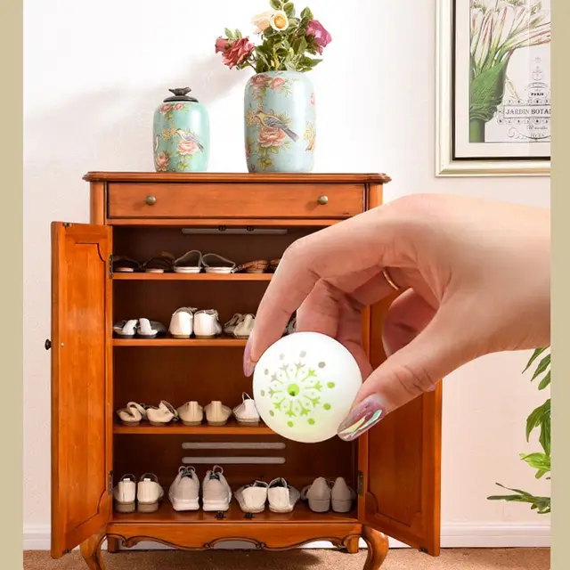 Szerszám Bakteriostasis Szekrény Levegő Aromás Dezodor Tisztítószer Dezodorizáló Golyó Természetes Illatos Tabletták - Image 4