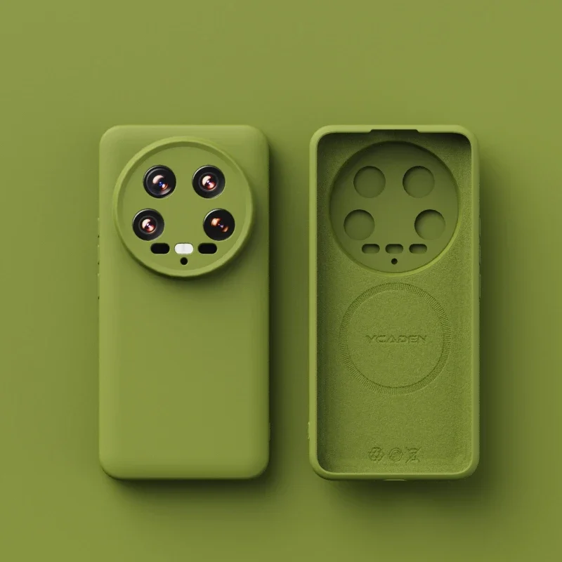 Premium Magnetic Liquid Silicone Shockproof Case with Matte Finish